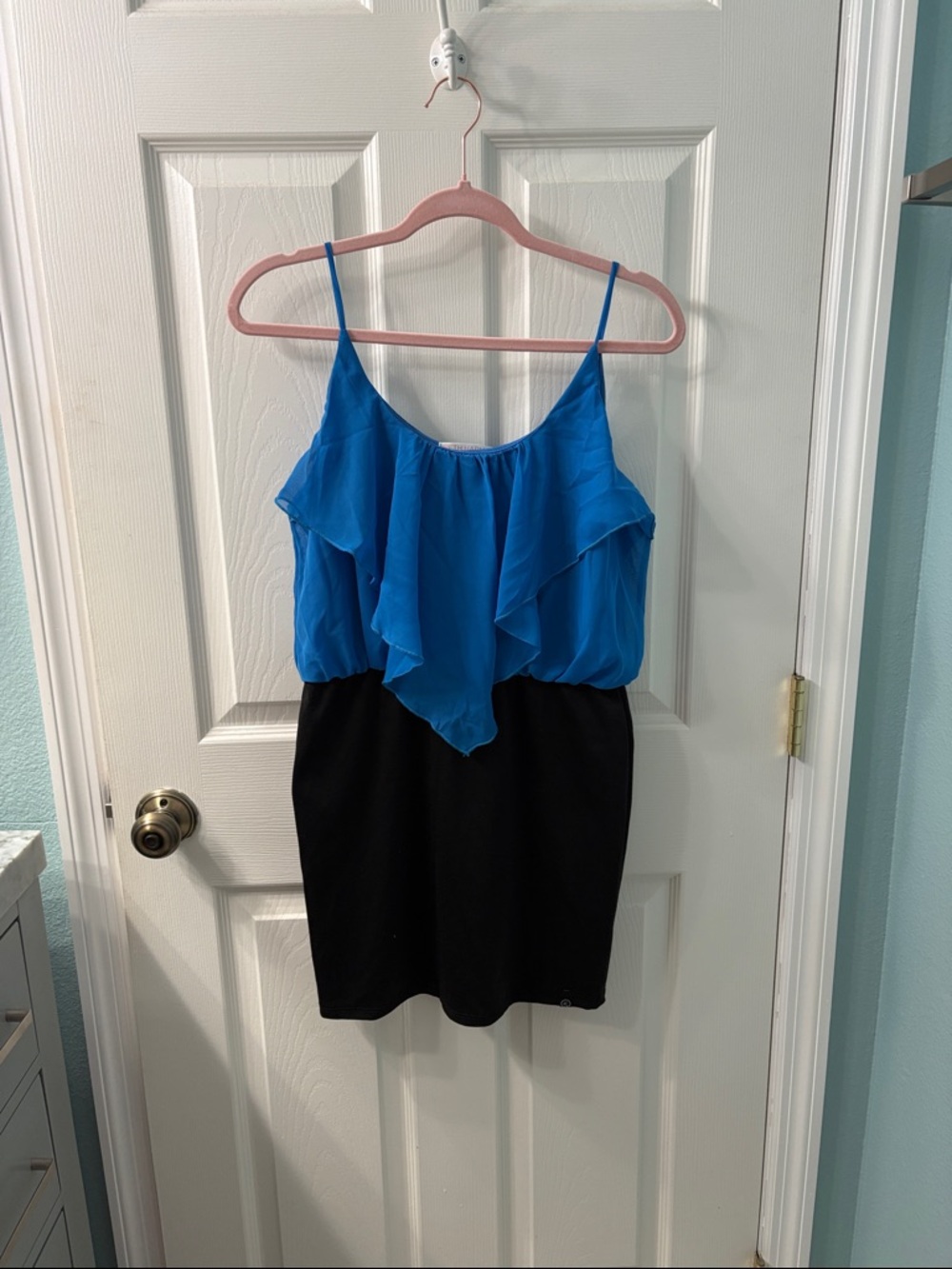 Wet Seal x Fifth Harmony Blue & Black Dress